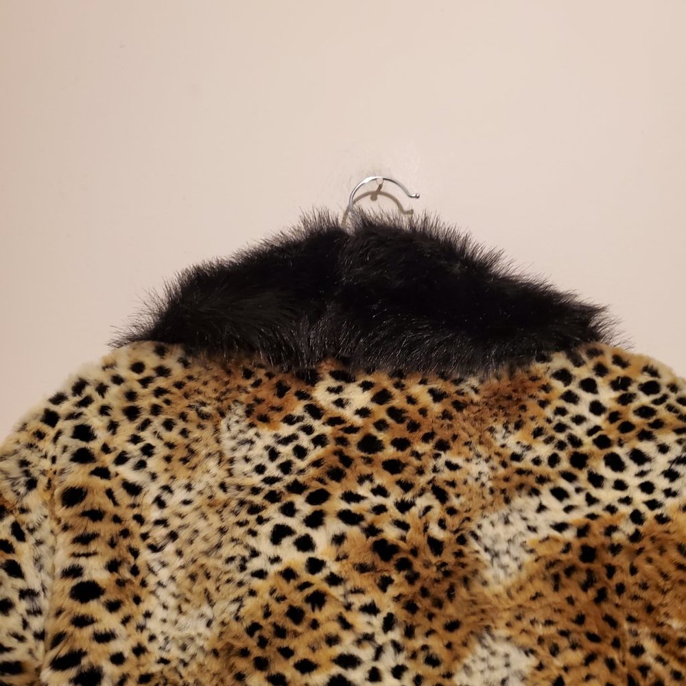 Donna Salyers Fabulous Furs Faux Fur Animal Print Jacket Size Medium - Picture 6 of 9